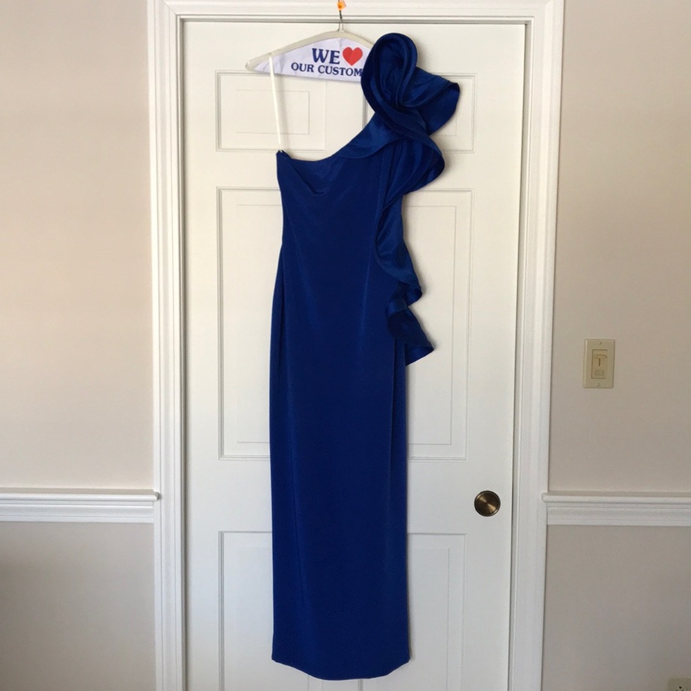 Beautiful Royal Blue Marchesa Notte Evening Gown